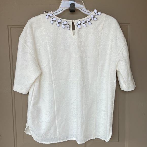 NWT Express Elite Stretch Blouse - size Large - Picture 5 of 7